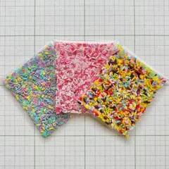 3種セット　チョコスプレー　カラースプレー (ユニコーン、イチゴ、ミックス)