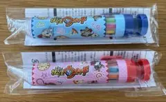 新品未開封　妖怪ウォッチ　ピザーラ　8色クレヨンペン　2種セット　レア