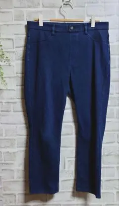 ユニクロ ウルトラストレッチデニムクロップドレギンスパンツ 大人可愛い XL