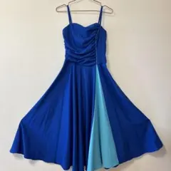フラダンス用青と水色ドレス