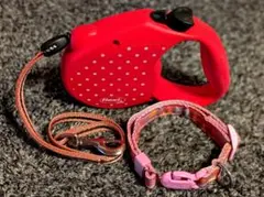 flexi 伸縮リード 5m ドギーマン 首輪 セットのサムネイル
