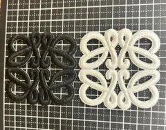 アナグラム アイロン刺繍ワッペン 2色セット
