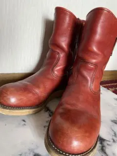 MADE IN GM JAPAN エンジニアブーツ US8.5 RED レザー - メルカリ
