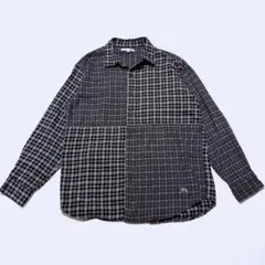 【JWA】JW ANDERSON UNIQLO フランネルシャツ チェック XL