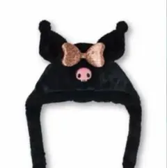 未使用新品 クロミ ヒョウ柄リボン 耳付き帽子