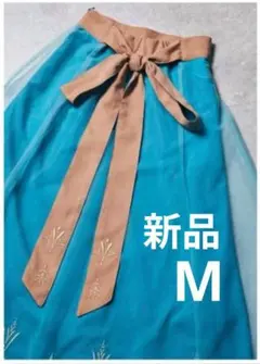 新品未使用 エルサ スカート しまむら ちはるコラボ アナと雪の女王 M