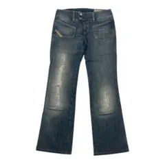DIESEL ブーツカット デニム ダメージパンツのサムネイル