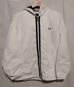 フレッドペリー　ナイロンジャケット　ナイロンパーカー　90s　y2k　ホワイト