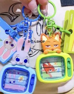 Disney ズートピア　キーリング付き　マスコットキーホルダー　大人気　激推し