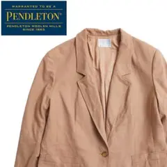 80s Pendleton USA製 テーラードジャケット ウール ベージュ