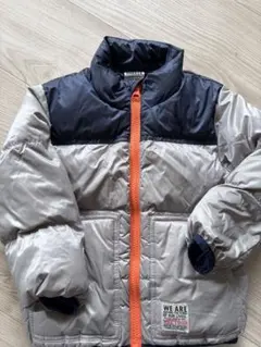 パディングジャケット グレー/ネイビー