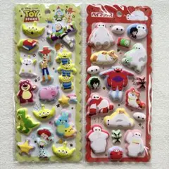 【正規品】ベイマックス　トイストーリー　マシュマロシール