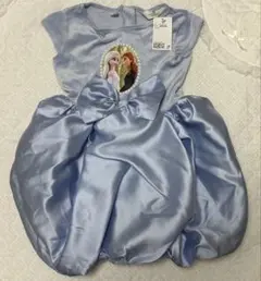 新品　タグ付　H&M アナと雪の女王 バルーンドレス ワンピース　水色　120