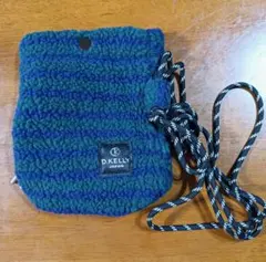 ショルダーバッグ 青緑色