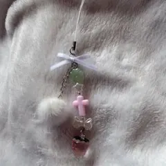 手作り ビーズキーホルダー