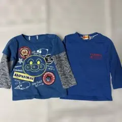 90cm 男の子 長袖Tシャツ ロンT まとめ売り プラレール アンパンマン