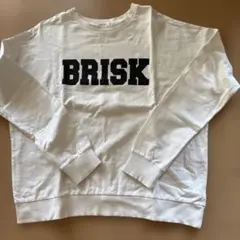 COLZA BRISKロゴ トレーナー Lサイズ ホワイトのサムネイル