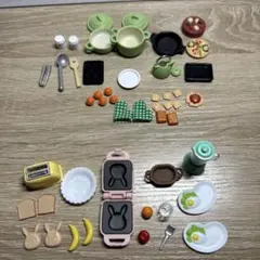 シルバニアファミリー　朝食セット 料理セット まとめ売り