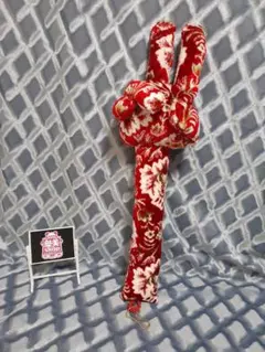 かいぺり　金華山　新格子レッド 楽天市場】金華山生地 新格子 赤 生地 m単位切売り(のり無