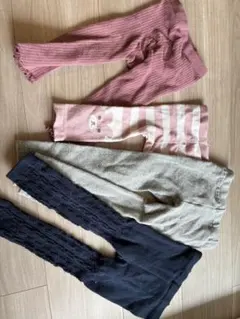 女の子 ベビーレギンス スパッツ 4枚