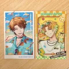 三ミ一体 ランダムチェキ風カード 宇佐美リト 北見遊征