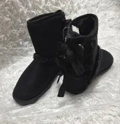 タイムセール✨新品✨リボン ムートンブーツ M