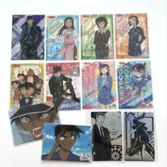 【名探偵コナン】 カード 12枚セット 服部平次 赤井秀一 キール ジン 蘭