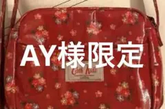 Cath Kids 赤 花柄 ショルダーバッグ