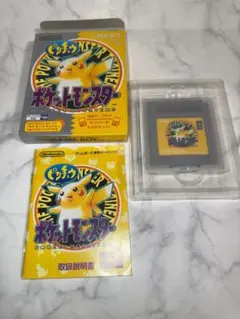 【希少・完品】ポケットモンスター ピカチュウ ゲームボーイ ソフト 起動確認済