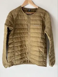 【Mサイズ】mont-bell スペリオダウン ラウンドネックジャケット タン