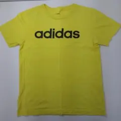 【池129】adidas 半袖Tシャツ イエロー 160cm