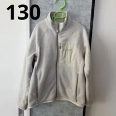 mont-bell フリースジャケット ライトグレー130cm クリマプラス