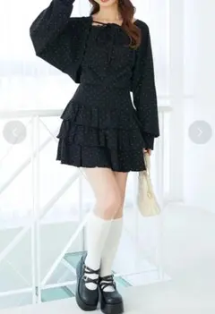 MAJESTICLEGONマジェスティックレゴンラインストーンティアードスカパン