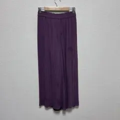 【ユニクロ】紫 スカート S