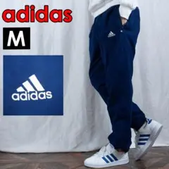 古着 ジャージ トレーニングパンツ アディダス M ネイビー シンプル A528