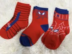 スパイダーマン キッズ靴下 3足セット