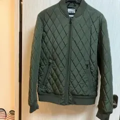 ZARA キルティングジャケット Mサイズ オリーブグリーン