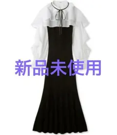 【新品未使用】リリーブラウン　ラッフルスリーブボレロコンビワンピース 23SS