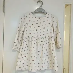 ベビーギャップ　花柄ワンピース　4Y 105cm コーデュロイ　綿100