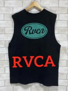 【RVCA】ルーカ　タンクトップ　両面ロゴ　ノースリーブのサムネイル