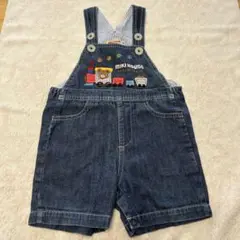 ♡miki HOUSE♡ミキハウス♡デニムオーバーオール♡80cm♡