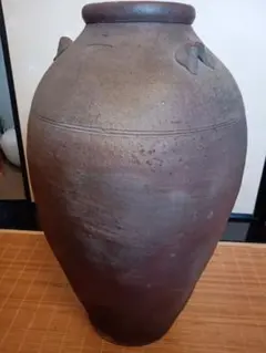 岡山県 大型125センチ 水瓶 かめ ツボ 陶器 壺 - メルカリ