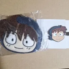 忍たま乱太郎 ミニポーチキーホルダー 土井半助 前髪クリップ