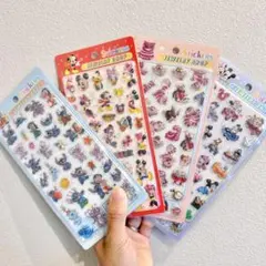 ジュエリードロップシール　硬いシール　3D ぷくぷく　4枚set