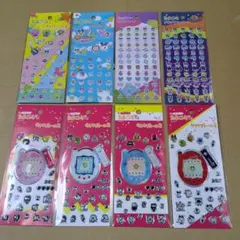 セリア たまごっちシール8点セット