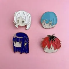 葬送のフリーレン 金属ピンバッジ ピンズ 4個セット 新品