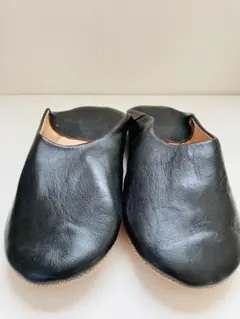 CAMPER カンペール フラットシューズ Vカット レザー 黒 23.5cm - メルカリ