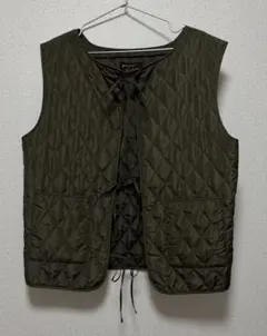 Kastane キルティングベスト カーキ F