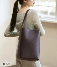 NOBLE INNUE イヌエ レザートートBAGバーガンディレザートートバッグのサムネイル