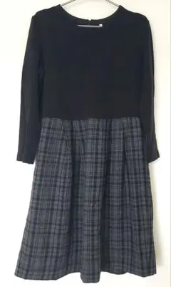 無印良品 ひざ丈ワンピース